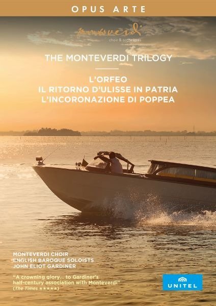 Cover for Monteverdi Choir / English Baroque Soloists / John Eliot Gardiner · Monteverdi Trilogy (DVD) (2023)