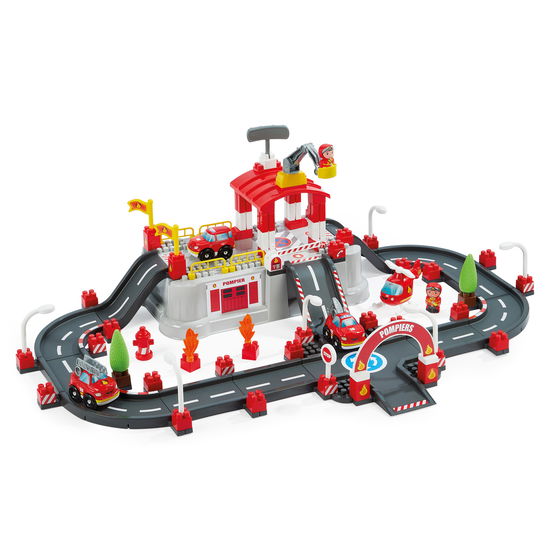 Cover for Abrick · Fire Station Circuit in a barrel (Toys) (2024)