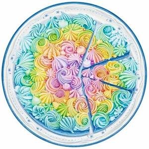 Cover for Round Puzzle · Rainbow Cake (500 Stukjes) (Jigsaw Puzzle) (2023)