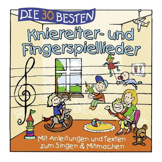 Die 30 Besten Kniereiter-und Fingerspiellieder - Simone Sommerland,karsten Glück & Die Kita-frösche - Musik - SAMMEL-LABEL - 4260167471495 - 24 februari 2017