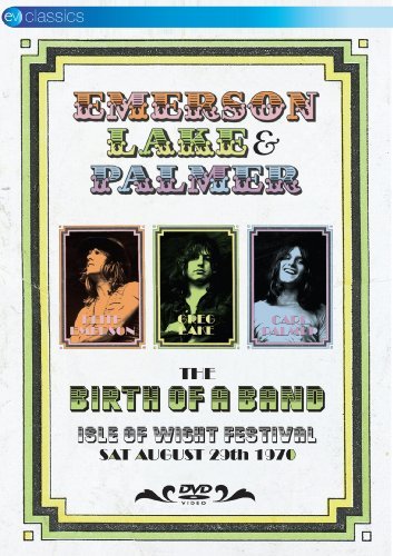 Cover for Emerson,Lake &amp; Palmer · Birth Of Band -1970- Pal / All Reg. // Isle of Wight Festival August 29th '70 (67 min.) (DVD) (2018)