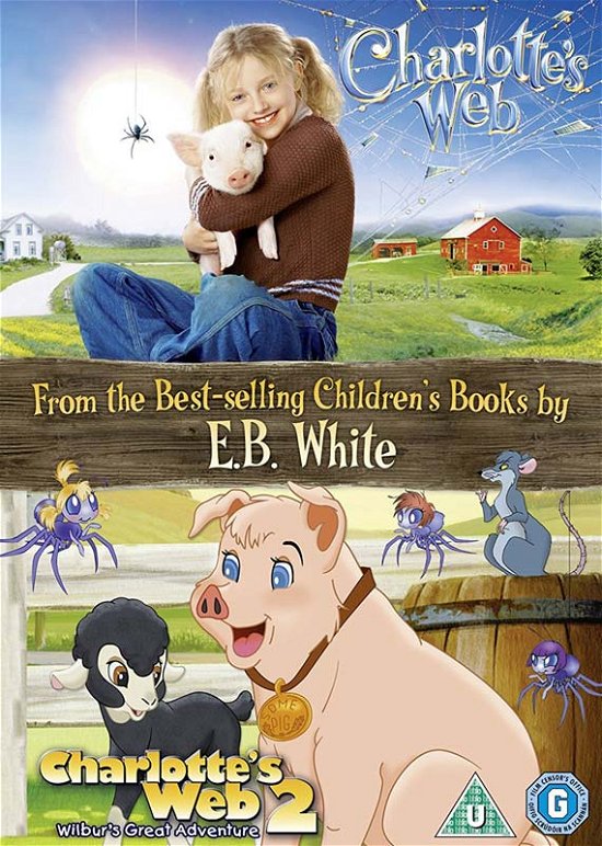 Cover for Charlottes Web / Charlottes Web 2 - Wilburs Great Adventure (DVD) (2017)