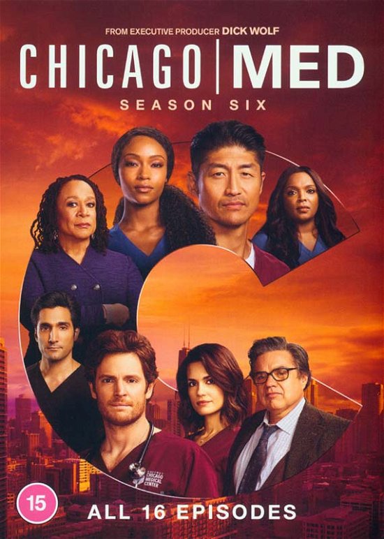 Cover for Chicago med S6 DVD · Chicago Med Season 6 (DVD) (2021)