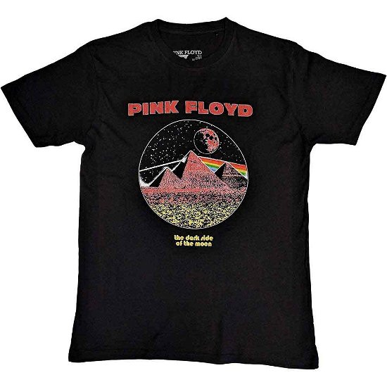 Pink Floyd Unisex T-Shirt: Vintage Pyramids - Pink Floyd - Merchandise -  - 5056561075495 - 