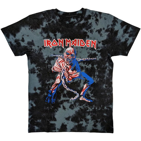 Cover for Iron Maiden · Iron Maiden Unisex T-Shirt: Eddie Piece Of Mind (Black) (Wash Collection) (T-shirt) [size S] (2024)