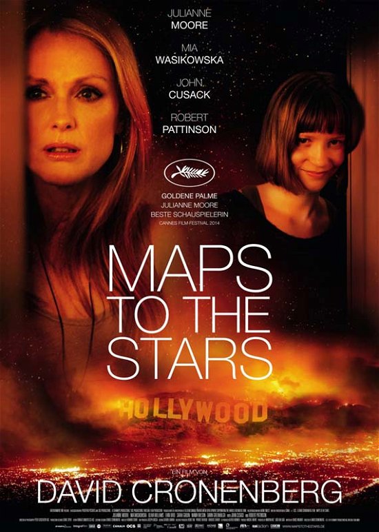 Cover for Julianne Moore / John Cusack / Robert Pattinson · Maps To The Stars (DVD) (2015)