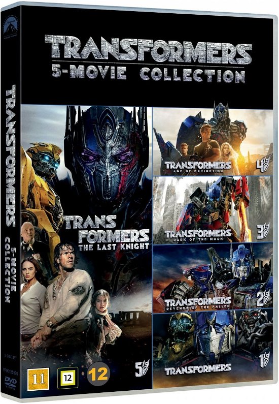 Cover for Transformers · Transformers 1-5 Boxset (DVD) (2017)