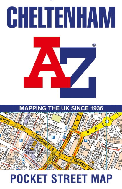 Cover for A-Z Maps · Cheltenham A-Z Pocket Street Map (Map) [2 Revised edition] (2025)