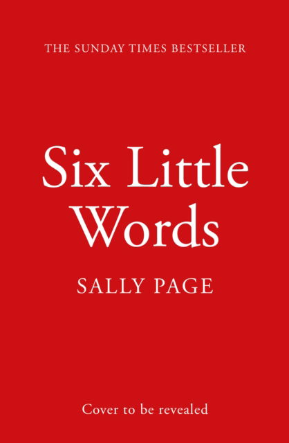 Cover for Sally Page · Six Little Words (Paperback Book) (2025)