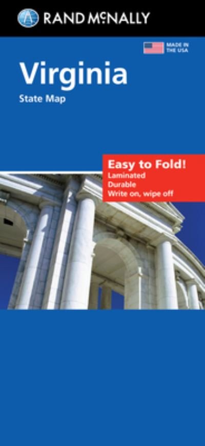 Cover for Rand McNally · Rand McNally Easy to Fold: Virginia State Laminated Map (Paperback Bog) (2021)