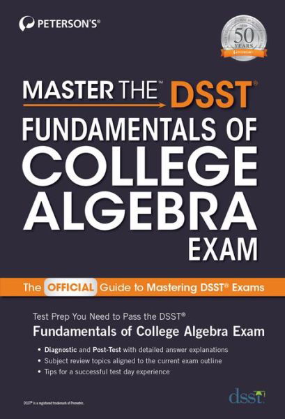 Cover for Peterson's · Master the DSST Fundamentals of College Algebra Exam (Paperback Book) (2020)