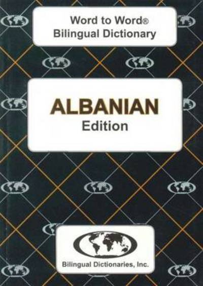 Cover for C. Sesma · English-Albanian &amp; Albanian-English Word-to-Word Dictionary (Taschenbuch) (2011)