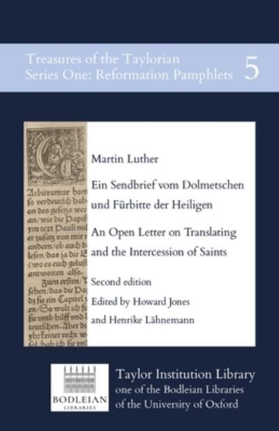Cover for Martin Luther · Ein Sendbrief vom Dolmetschen und Furbitte der Heiligen 2022 (Paperback Bog) (2022)