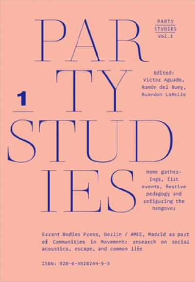 Cover for Brandon LaBelle · Party Studies (Paperback Book) (2021)