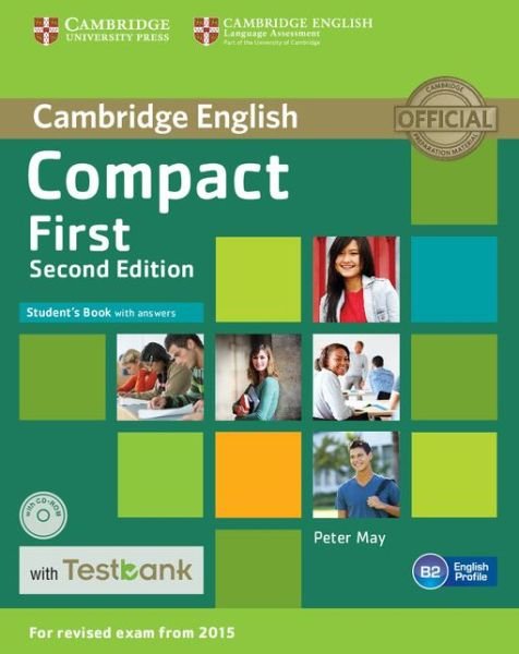 Cover for Peter May · Compact First Student's Book with Answers with CD-ROM with Testbank (Buch) [2 Revised edition] (2015)