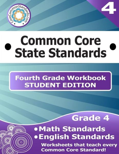 Cover for Have Fun Teaching · Fourth Grade Common Core Workbook - Student Edition (Paperback Book) (2015)