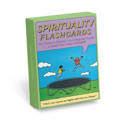 Cover for Knock Knock Spirituality Flashcards  Box of 51 Cards · Knock Knock Spirituality Flashcards Deck, 40 Cards (Oracle cards/tarot c) (2022)