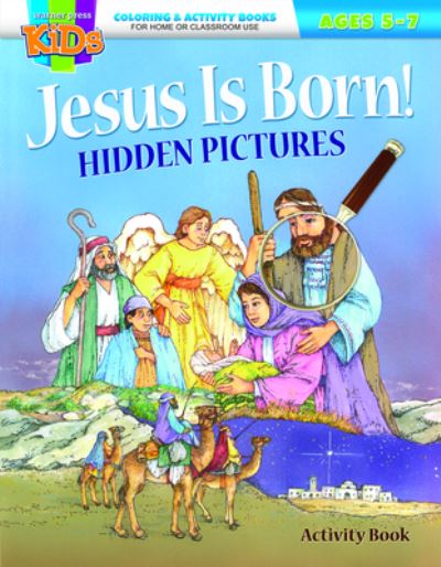 Coloring Activity Books - Christmas-5-7 - Jesus Is Born! Hidden Pictures - Warner Press - Książki - Warner Press - 9781684342495 - 1 lipca 2020