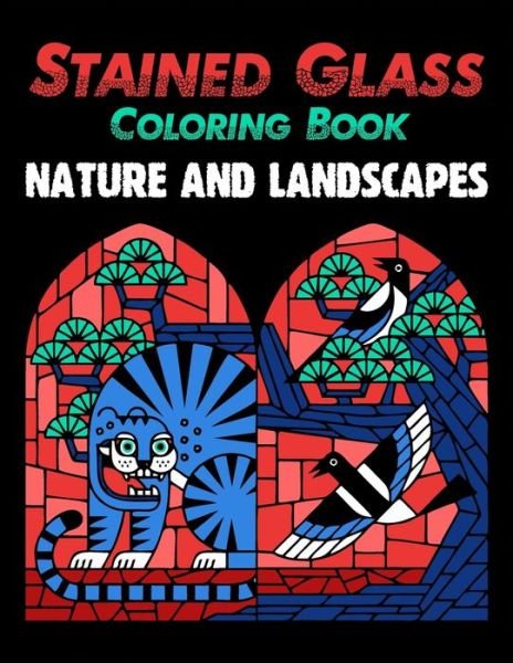 Cover for Alpa Rationalist · Stained Glass Coloring Book (Taschenbuch) (2019)