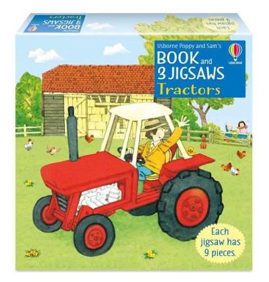 Poppy and Sam's Book and 3 Jigsaws: Tractors - Farmyard Tales Poppy and Sam - Heather Amery - Bøger - Usborne Publishing Ltd - 9781801318495 - 23. juni 2022