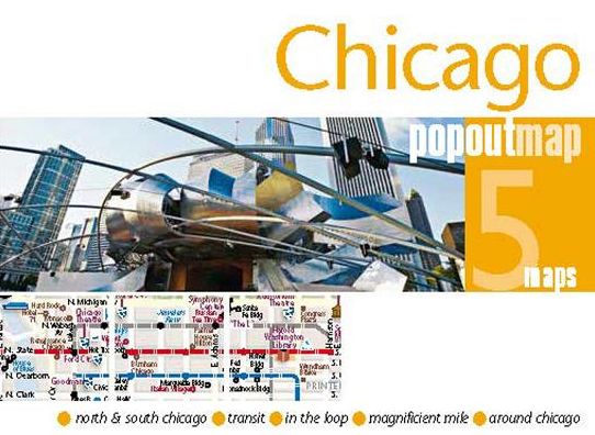 Popout Maps: Chicago - Popout Map - Kirjat - PopOut Maps - 9781910218495 - tiistai 14. marraskuuta 2017