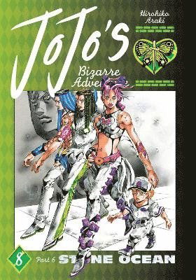 Cover for Hirohiko Araki · JoJo's Bizarre Adventure: Part 6--Stone Ocean, Vol. 8 - JoJo's Bizarre Adventure: Part 6--Stone Ocean (Hardcover Book) (2025)