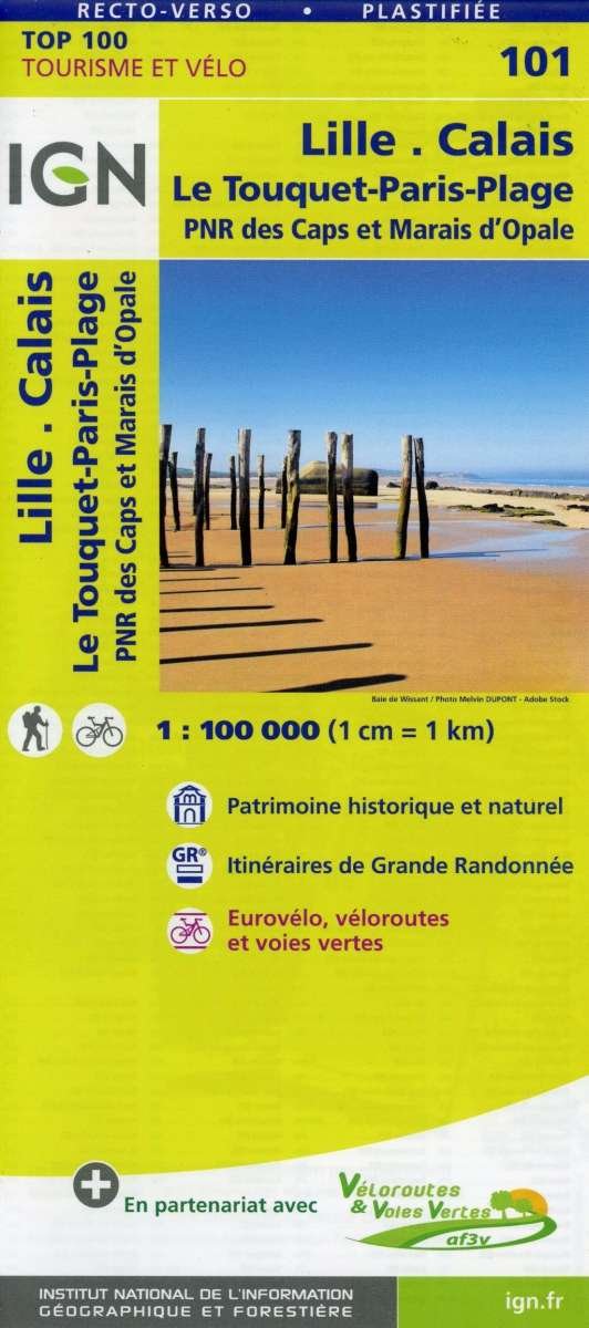 Cover for Ign · IGN Karten.Lille.Calais Le Touquet.101 (Bog) (2019)