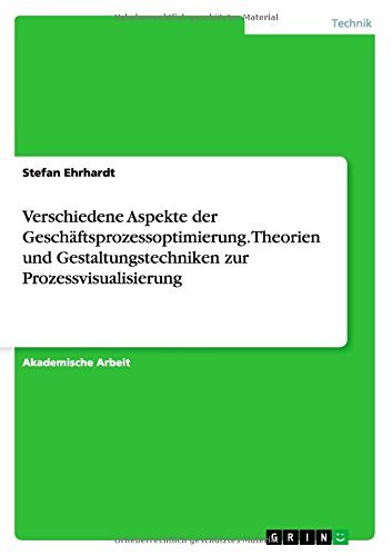 Cover for Stefan Ehrhardt · Verschiedene Aspekte Der Geschaftsprozessoptimierung. Theorien Und Gestaltungstechniken Zur Prozessvisualisierung (Pocketbok) [German edition] (2014)