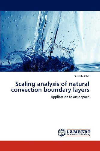 Cover for Suvash Saha · Scaling Analysis of Natural Convection Boundary Layers: Application to Attic Space (Paperback Book) (2012)