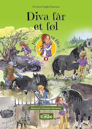 Ditte og Diva: Diva får et føl - Christina Holgård Sørensen - Livros - Forlaget Elysion - 9788774013495 - 30 de novembro de 2021