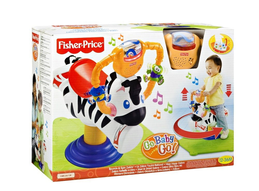 Fisher price bounce and spin zebra online