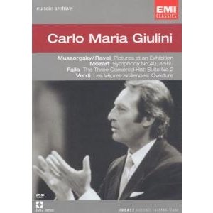 Cover for Carlo Maria Giulini · Carlo Maria Giulini-classic Archive (DVD)