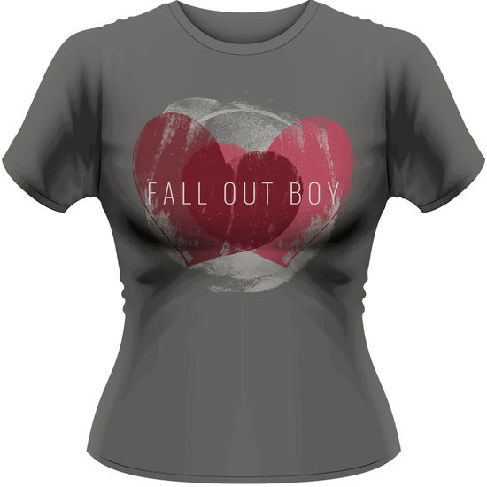 Weathered Hearts Girlie / Grey - Fall out Boy - Fanituote - PHDM - 0803341475496 - torstai 23. huhtikuuta 2015