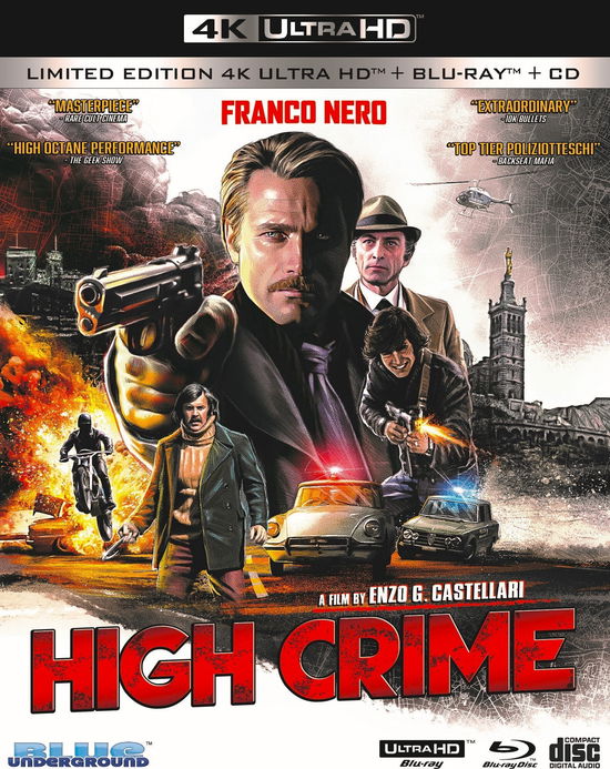 Cover for High Crime (4K UHD Blu-ray) [Limited edition] (2024)