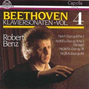 Cover for Beethoven / Benz,robert · Klaviersonaten 4 (CD) (1990)