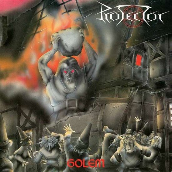 Cover for Protector · Golem (Fire Splatter Vinyl) (LP) (2021)