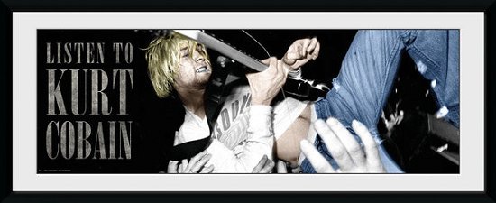 Kurt Cobain: Crowd (Stampa In Cornice 30x75 Cm) - Kurt Cobain - Merchandise -  - 5028486387496 - 
