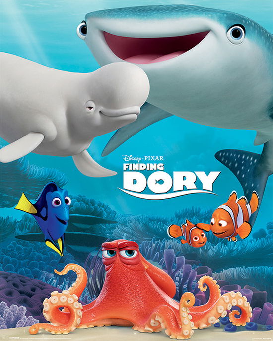 Disney: Pyramid - Finding Dory - Friend Group (Mini Poster 40X50 Cm) - Finding Dory - Merchandise - Pyramid Posters - 5050574506496 - 