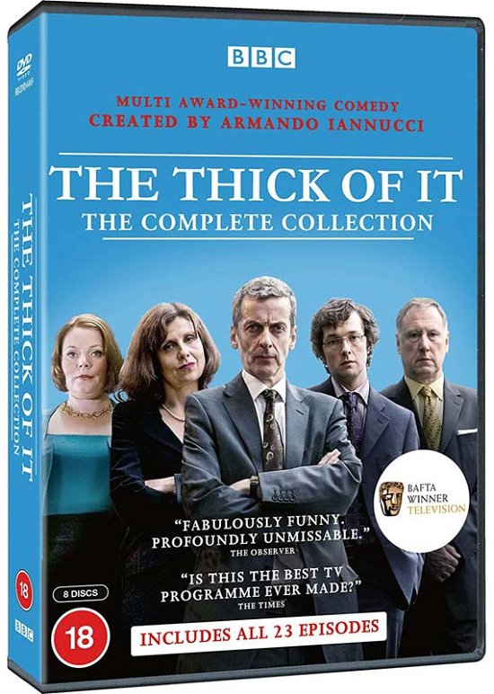 Cover for Thick of It  Comp Repack · The Thick Of It Series 1 to 4 Complete Collection (DVD) [Repackaged] (2020)