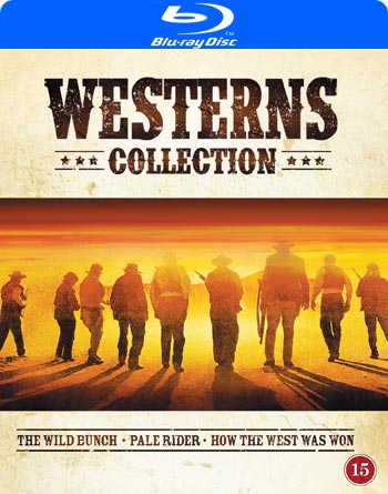 Cover for Westerns Collection · The Wild Bunch / Pale Rider / How The West Was Won (Blu-Ray) (2016)