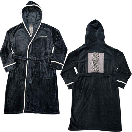 Cover for Joy Division · Joy Division Unisex Bathrobe: Unknown Pleasures (Medium - Large) (Bekleidung) [Black - Unisex edition]