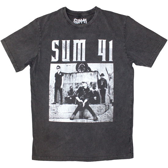 Cover for Sum 41 · Sum 41 Unisex Stone Wash T-Shirt: Box Photo (T-shirt) [size S] (2024)