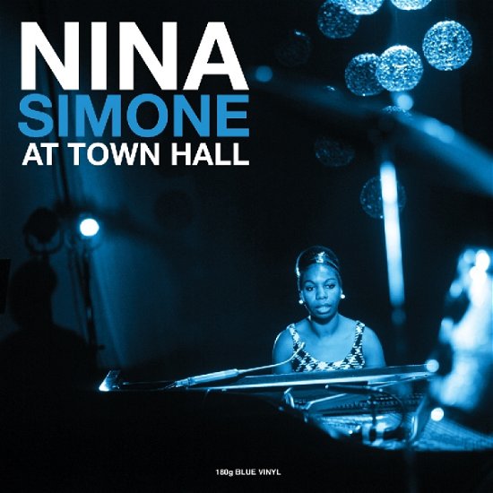 Cover for Nina Simone · At Town Hall (Blue Vinyl) (LP) [High quality, Coloured edition] (2017)