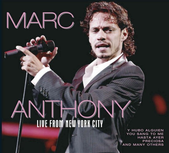 Cover for Marc Anthony · Live from New YORK CITY (CD) [Digipak] (2015)