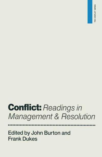 Conflict: Readings in Management and Resolution - Conflict S. -  - Książki - Palgrave Macmillan - 9780333521496 - 25 września 1990