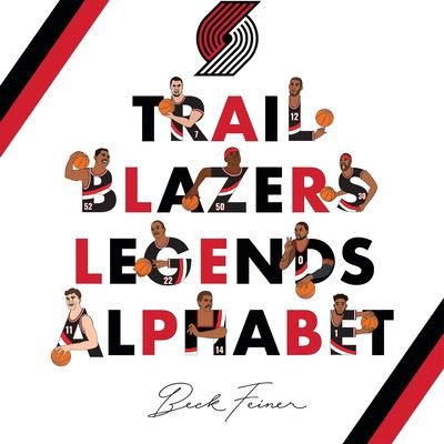 Cover for Beck Feiner · Trail Blazers Legends Alphabet (Inbunden Bok) (2024)