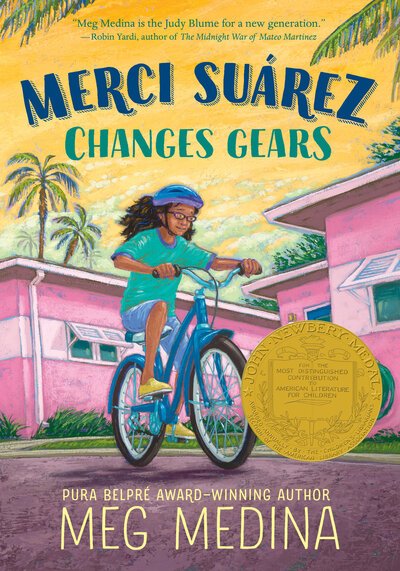 Cover for Meg Medina · Merci Suarez Changes Gears (Gebundenes Buch) (2018)