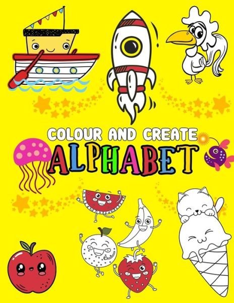 Cover for Omi Kech · Colour And Create alphabet (Paperback Book) (2019)
