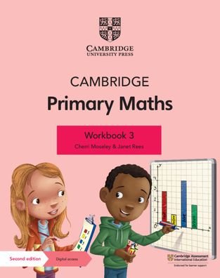 Cover for Cherri Moseley · Cambridge Primary Mathematics Workbook 3 with Digital Access (1 Year) - Cambridge Primary Maths (Bog) [2 Revised edition] (2021)