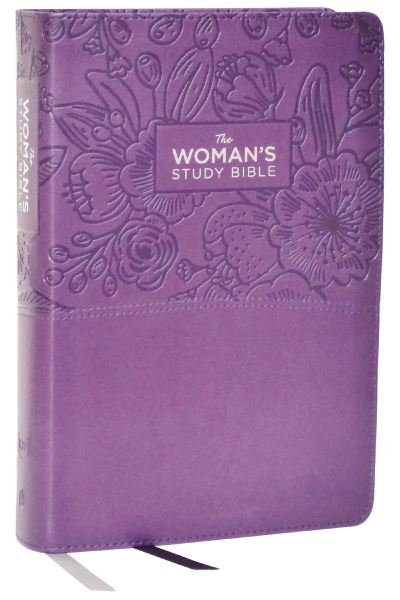 Cover for Dorothy Kelley Patterson · KJV, The Woman's Study Bible, Purple Leathersoft, Red Letter, Full-Color Edition, Comfort Print (Thumb Indexed): Receiving God's Truth for Balance, Hope, and Transformation (Leather Book) (2023)